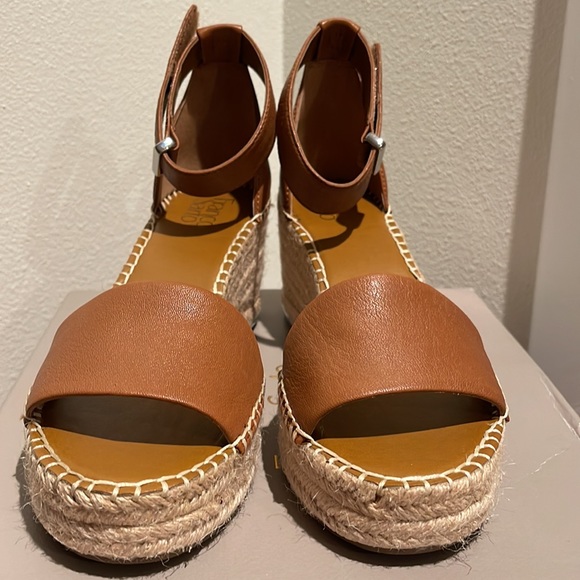 Franco Sarto Clemens Tan Espadrille Wedge Sandal - Picture 4 of 7